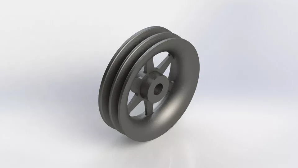 Rope Pulley Free 3D model