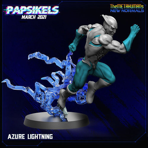 AZURE LIGHTNING 3D print model