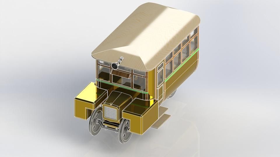 RailCar Free 3D model