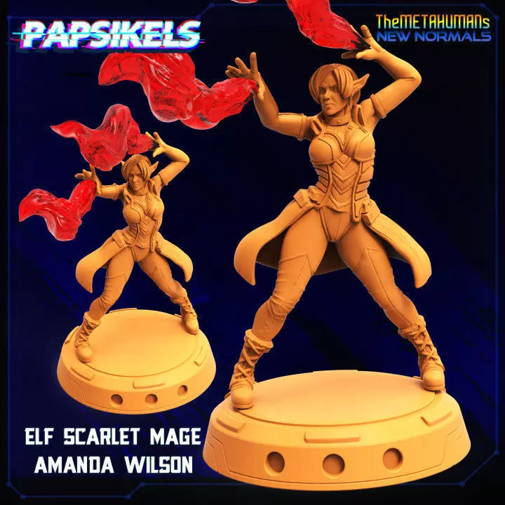 ELF SCARLET MAGE AMANDA WILSON 3D print model_0