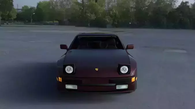 Porsche 944S w Interior HDRI
