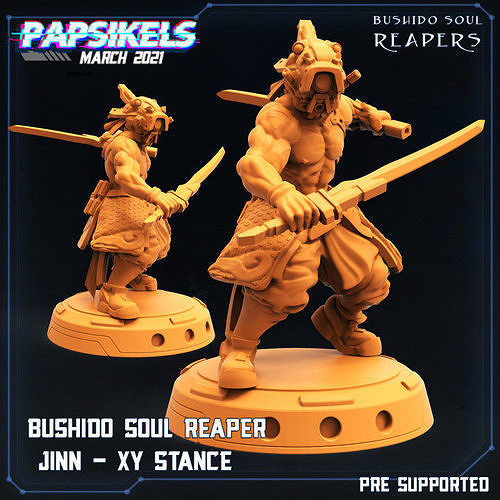 BUSHIDO SOUL REAPER JINN - XY STANCE 3D print model