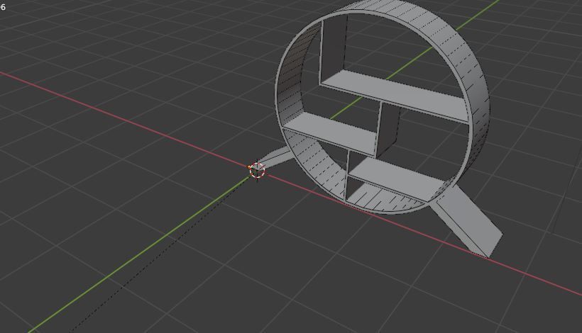 Circular Shelf  3D model_6