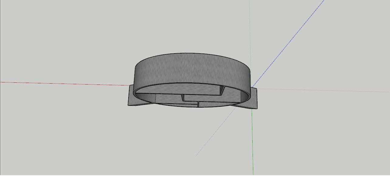 Circular Shelf  3D model_1