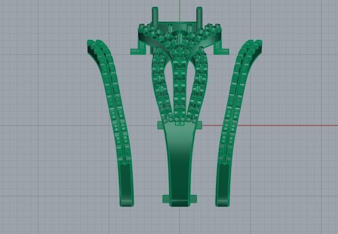 361 Ring with a stone in the shape of a heart 3D print model_10