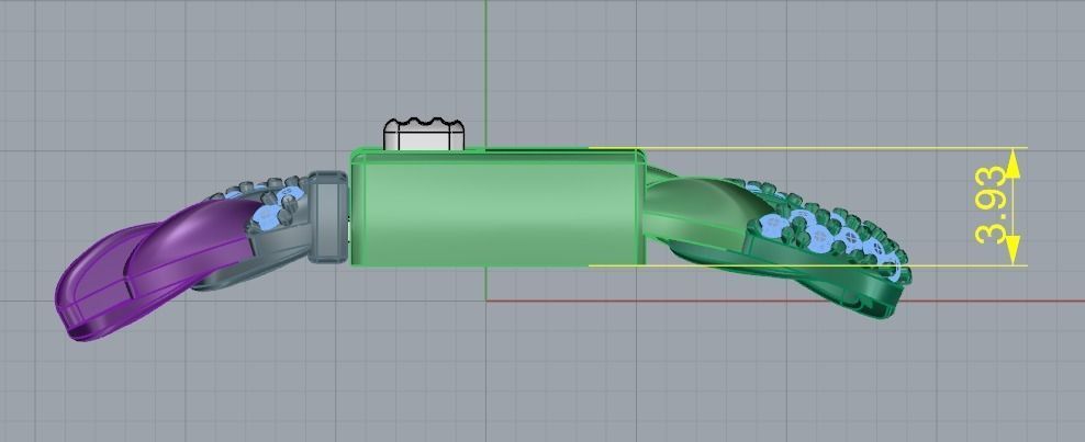 358 Bracelet 3D print model_8