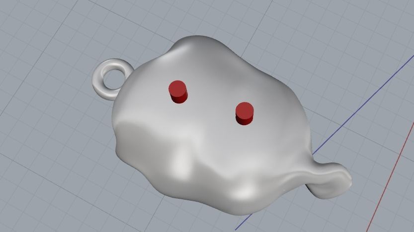 353 Pendant baby 3D print model_8