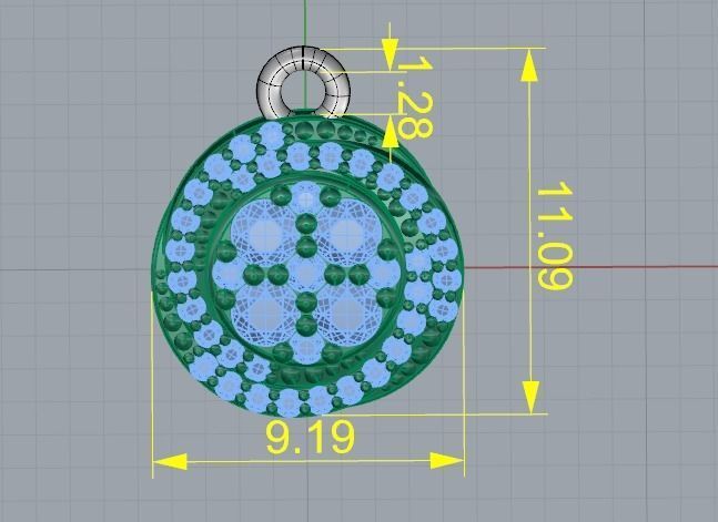 342 Pendant 3D print model_6
