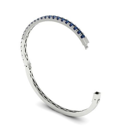 340 Bracelet with stones 3D print model_3