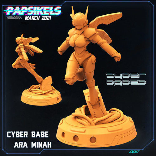 CYBERBABE ARA MINAH 3D print model