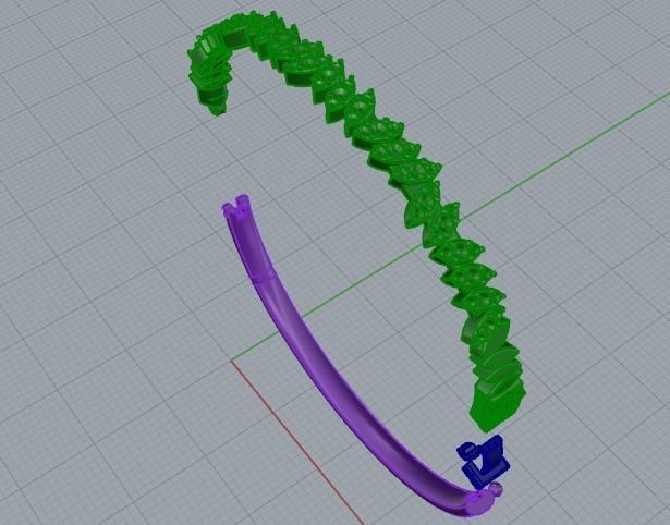 332 Bracelet 3D print model_8