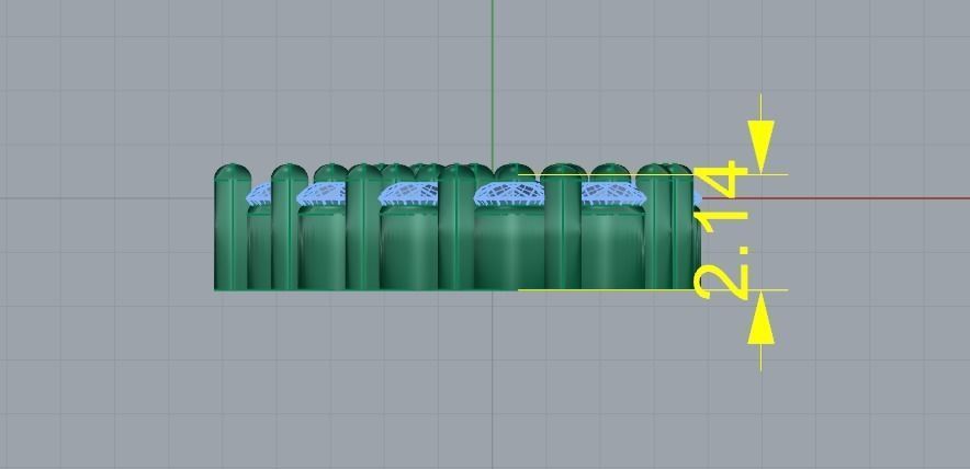 331 Heart shaped earrings 3D print model_7