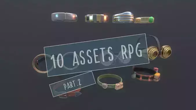 RPG BUNDLE 2 - 10 ASSETS ITENS for a Rpg Adventure