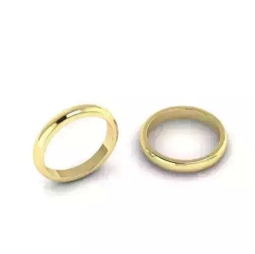 323 Smooth engagement ring