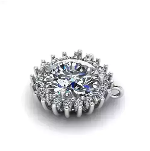 321 Pendant with stones