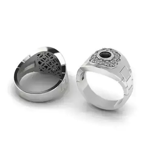 320 mens ring with stones