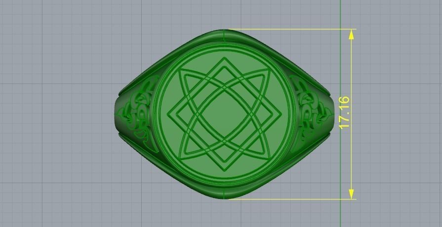 319 Mens ring with patterns 3D print model_7