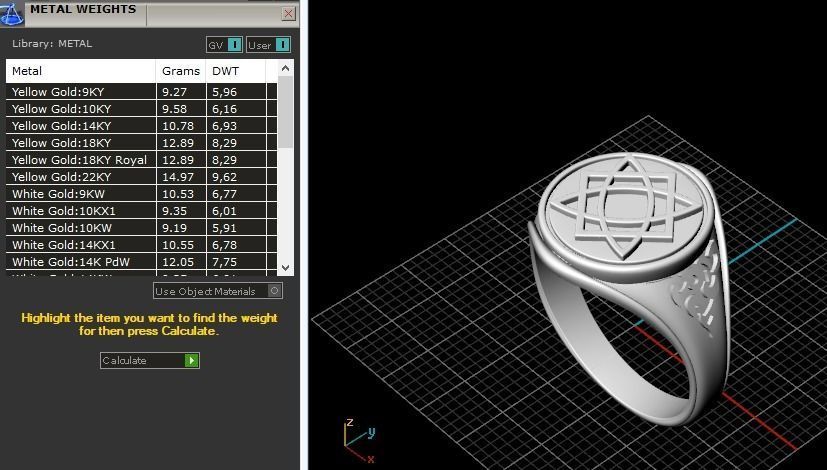 319 Mens ring with patterns 3D print model_4