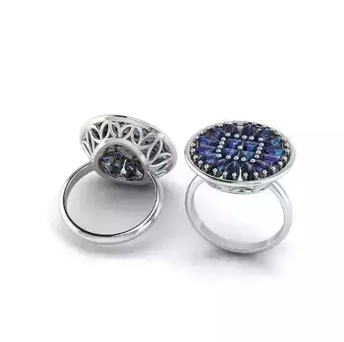313 Womens ring with stones