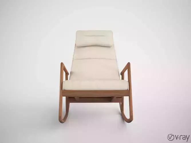 Moresby Rocking Chair By Chris Earl 3D model
