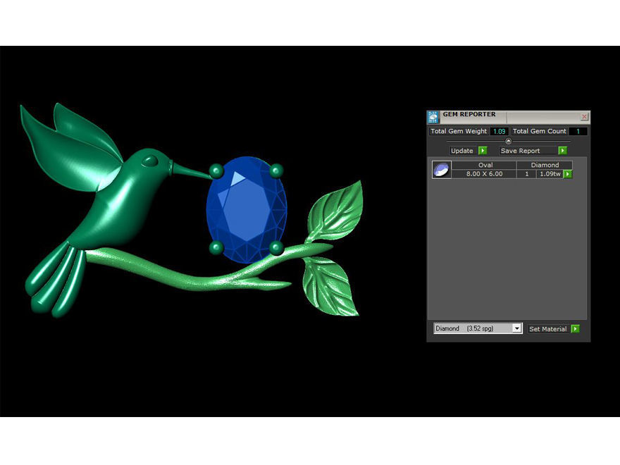 Bird Necklace 1 3D print model_5