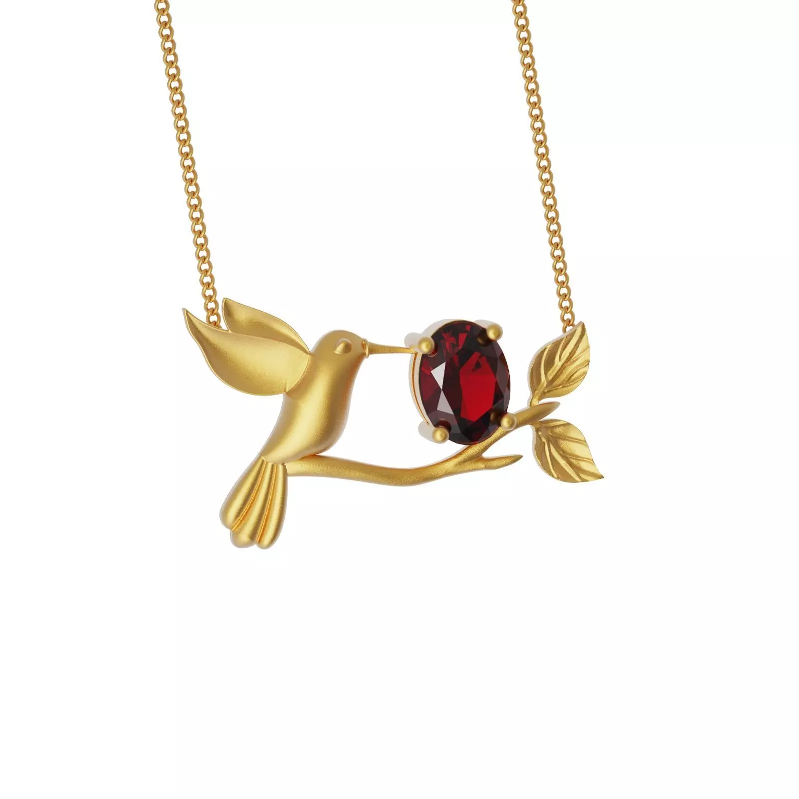 Bird Necklace 1 3D print model_0