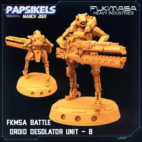 FUKIMASA BATTLE DROID DESOLATOR UNIT - B 3D print model