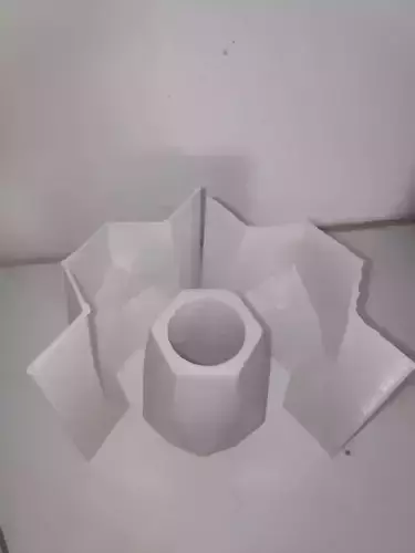 GEO VASE - Geometric Vase Mold STL ONLY