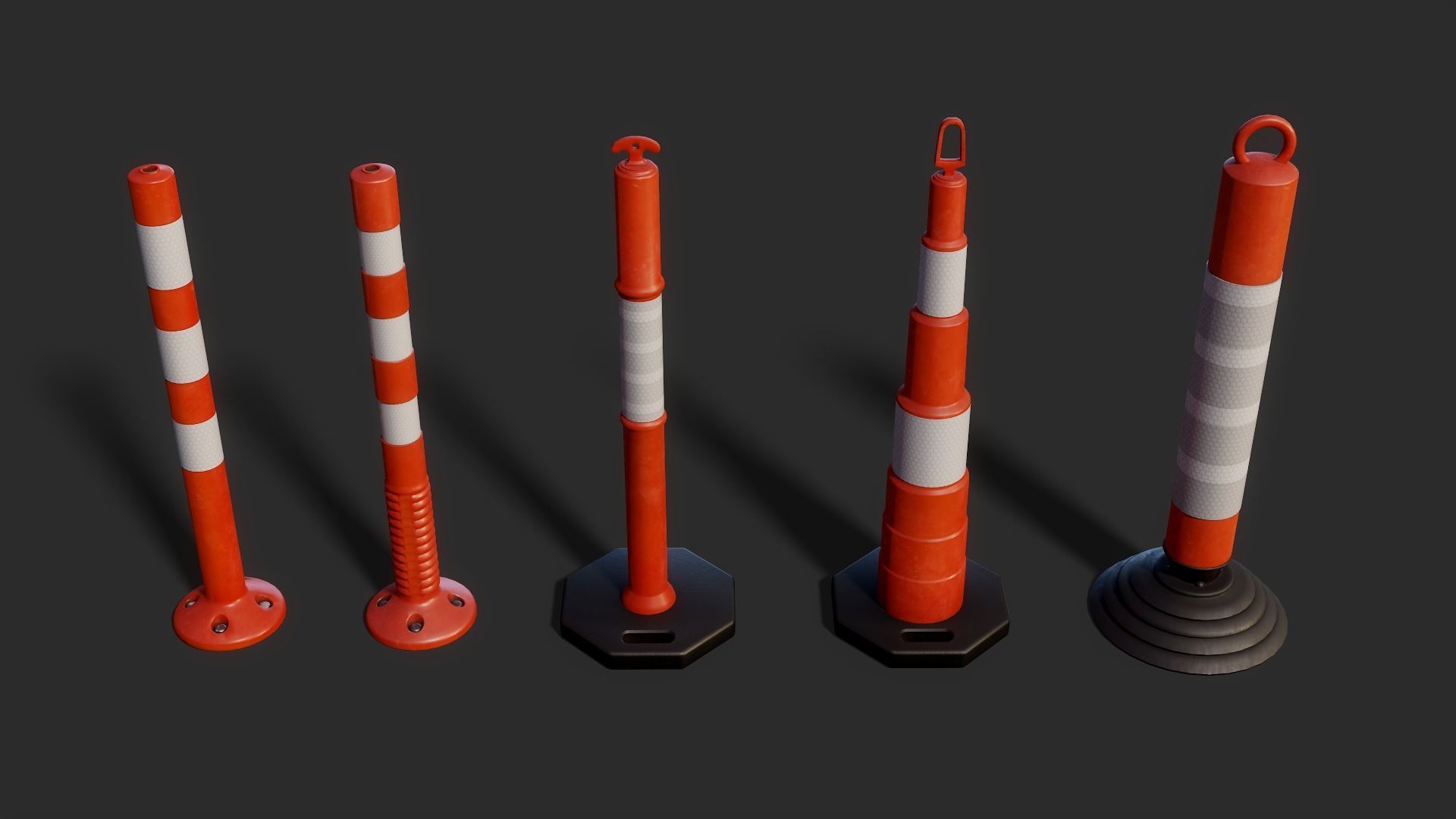 3D Traffics Assets Pack 3D Model Collection_25