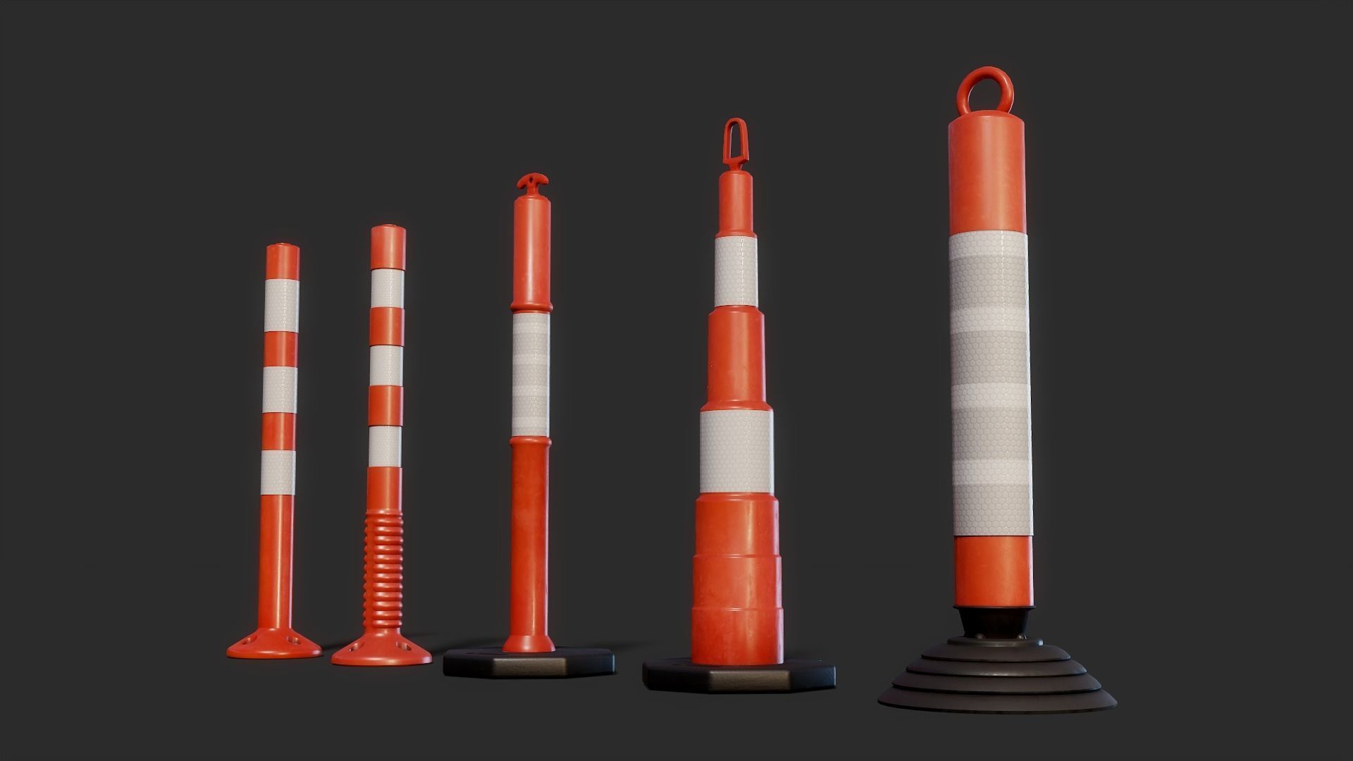 3D Traffics Assets Pack 3D Model Collection_31