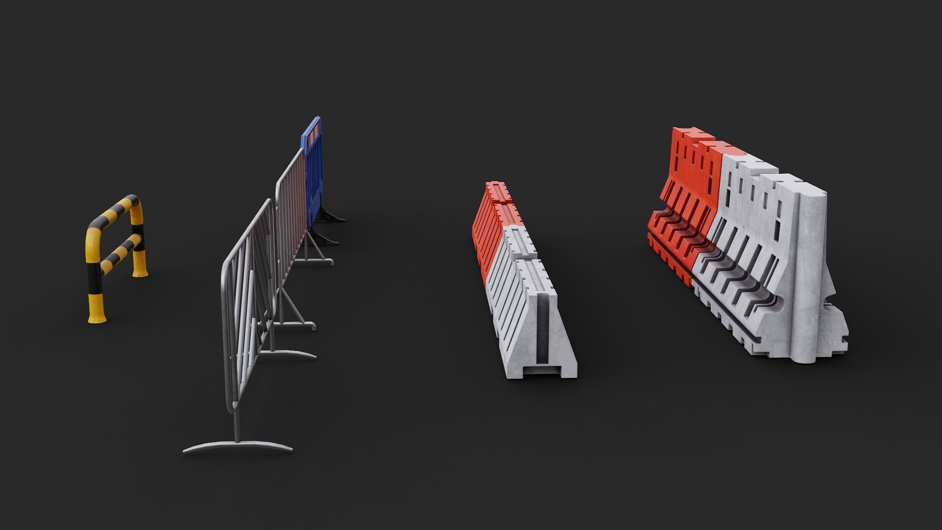 3D Traffics Assets Pack 3D Model Collection_42