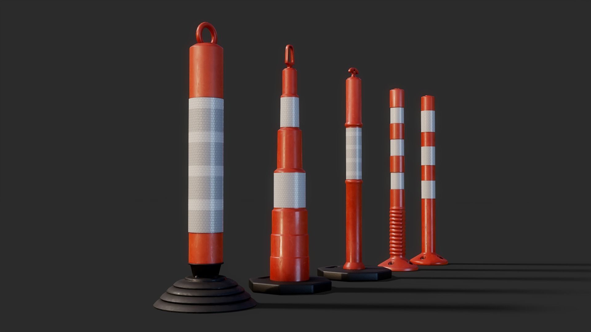 3D Traffics Assets Pack 3D Model Collection_33