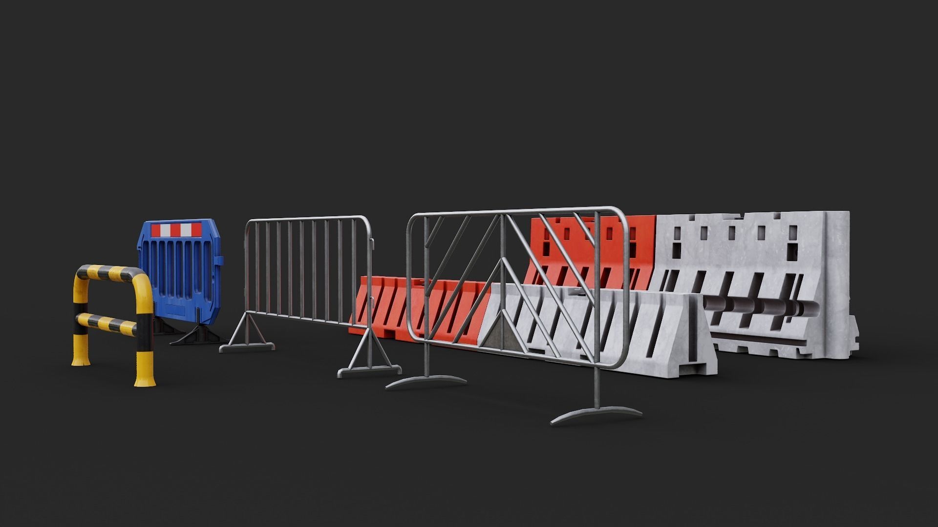 3D Traffics Assets Pack 3D Model Collection_41