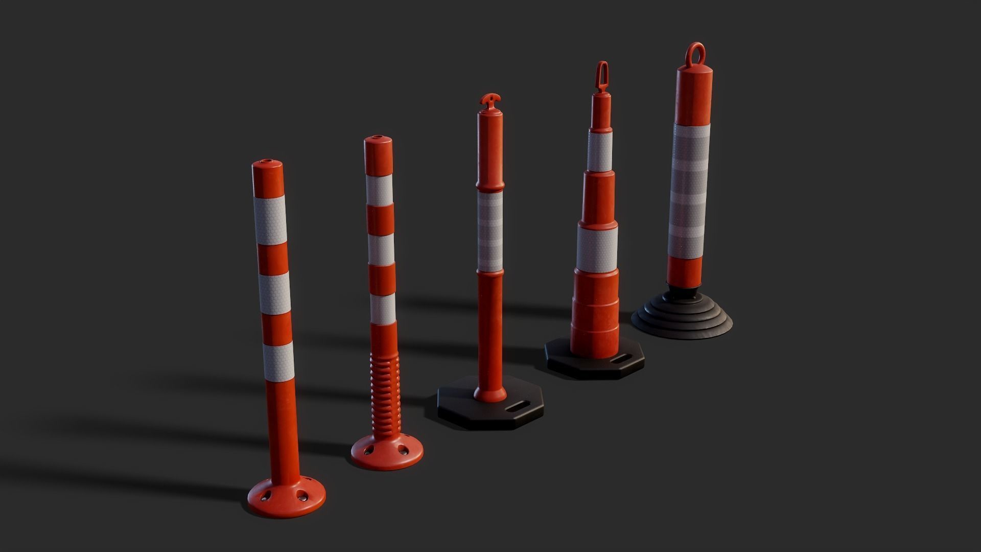 3D Traffics Assets Pack 3D Model Collection_20