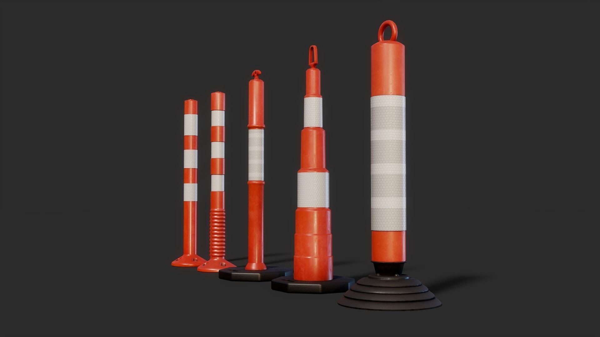 3D Traffics Assets Pack 3D Model Collection_27
