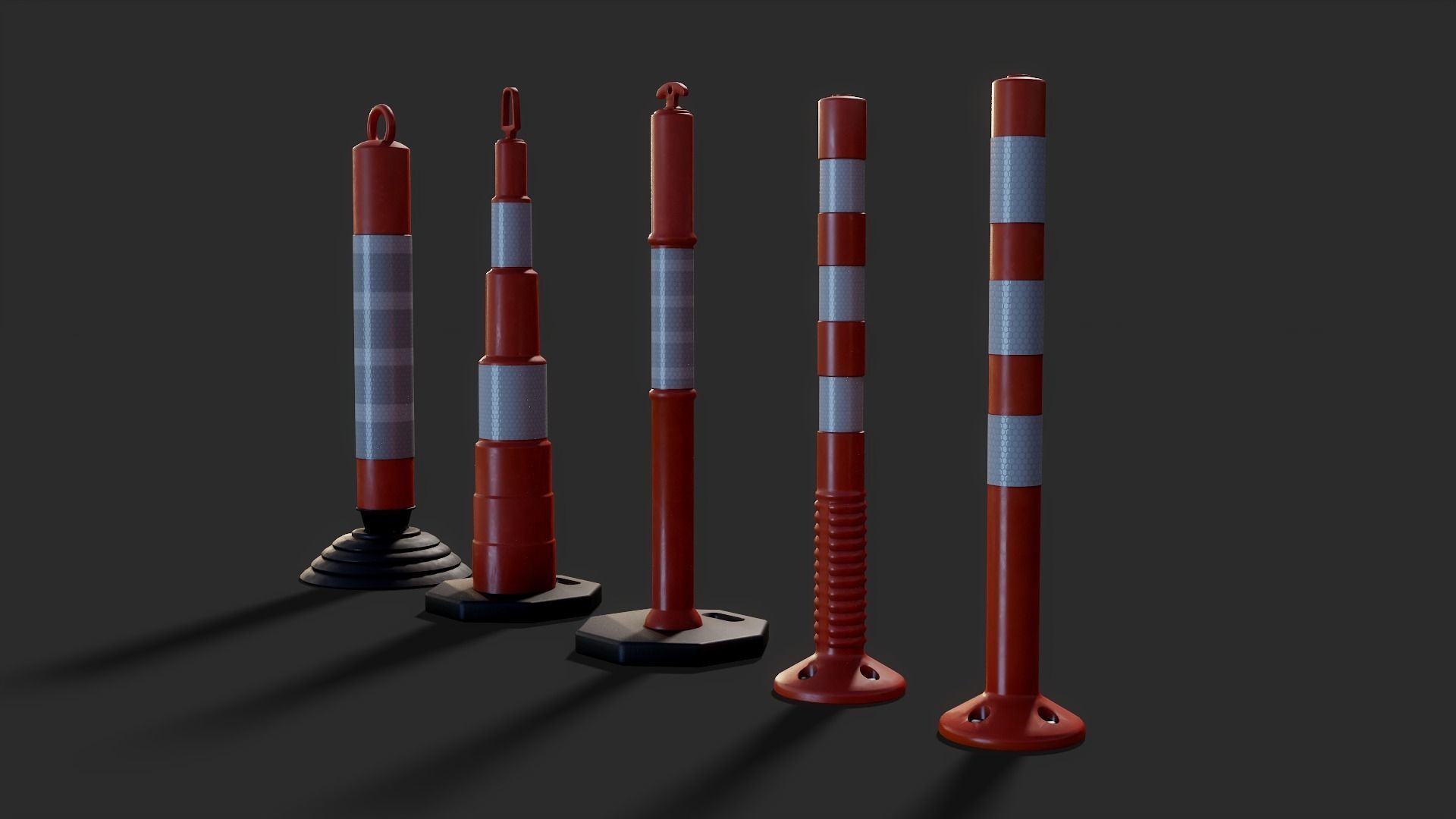 3D Traffics Assets Pack 3D Model Collection_22
