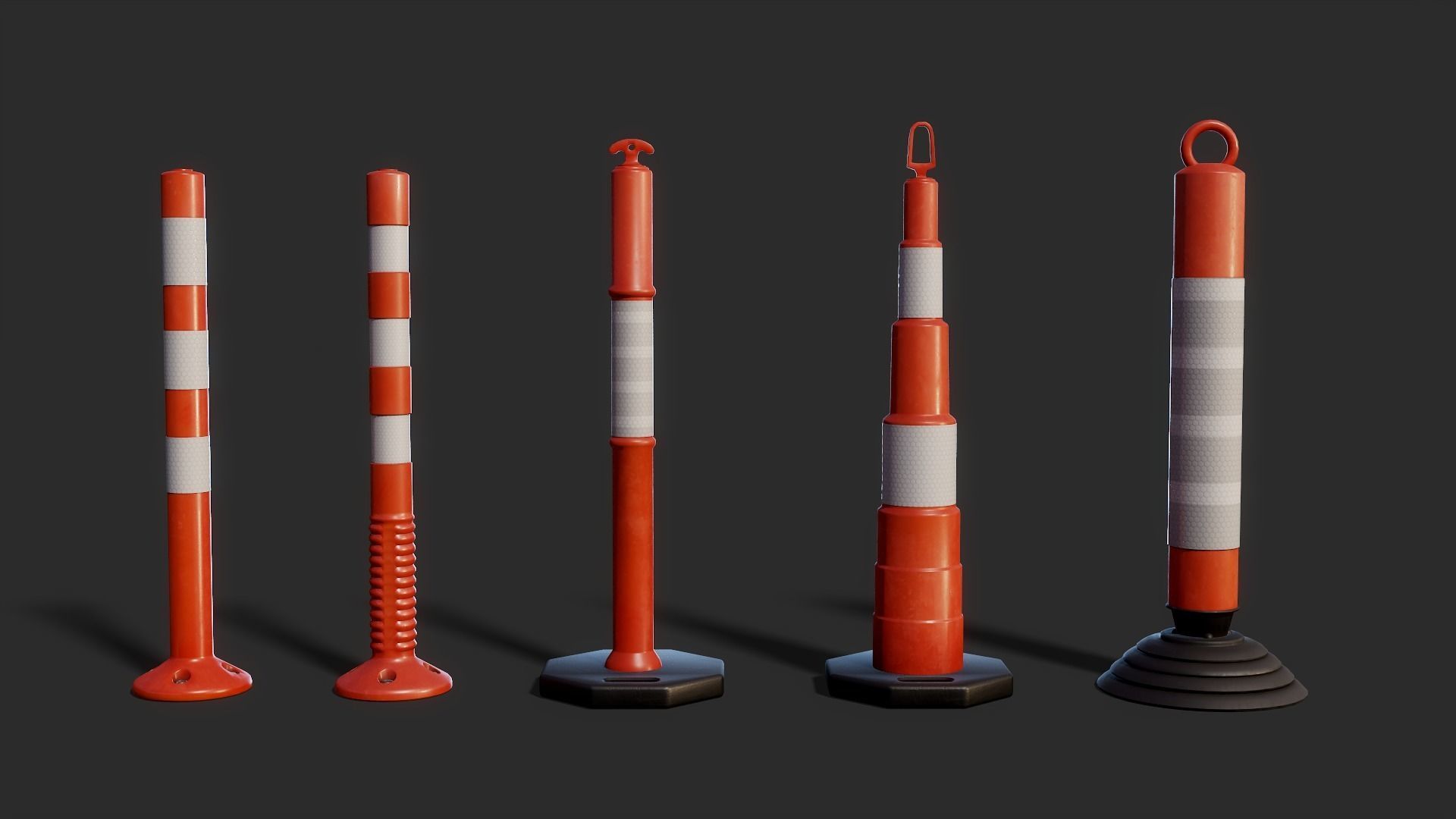3D Traffics Assets Pack 3D Model Collection_24
