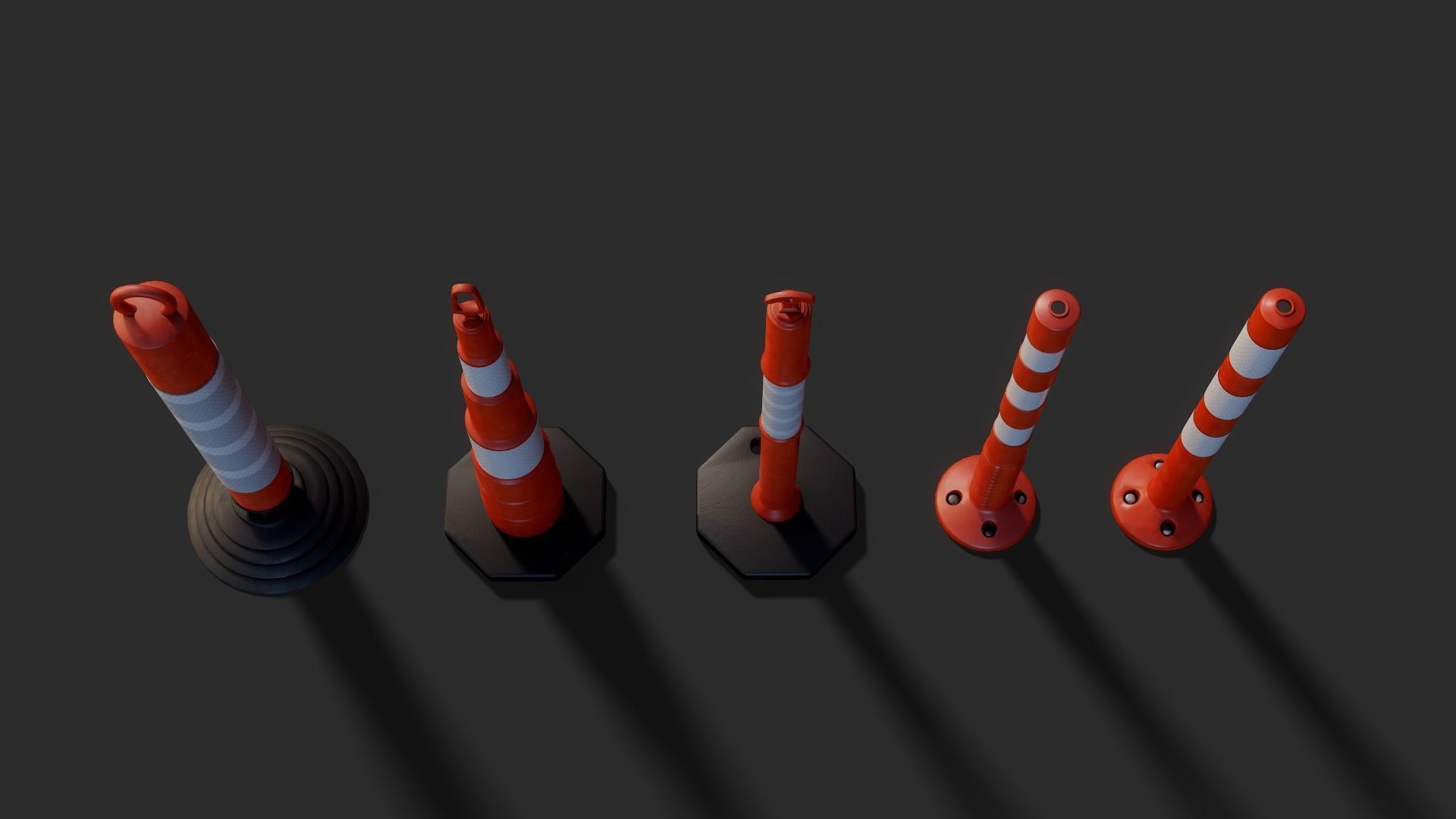 3D Traffics Assets Pack 3D Model Collection_29
