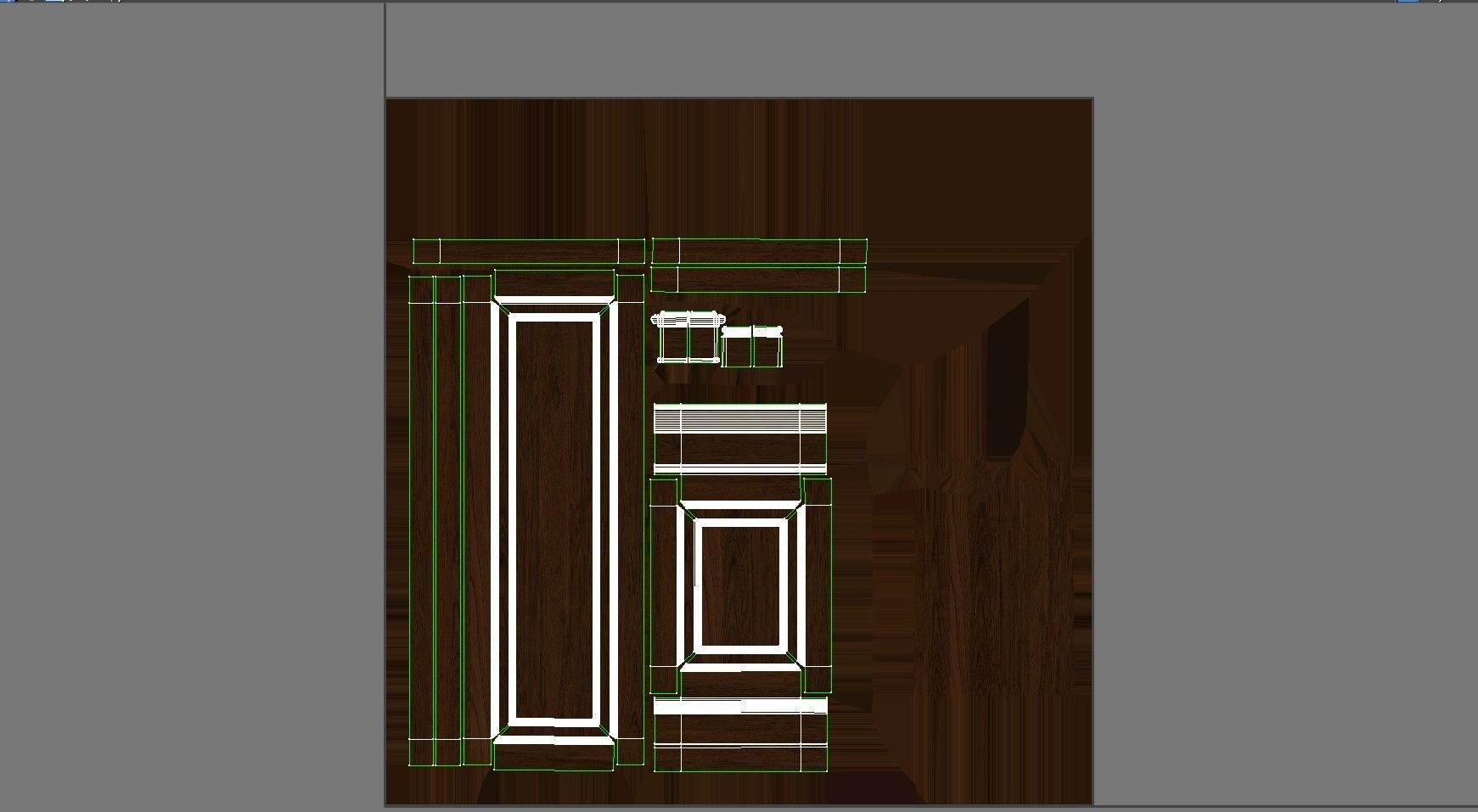 Classic fireplace 07 3D model_17