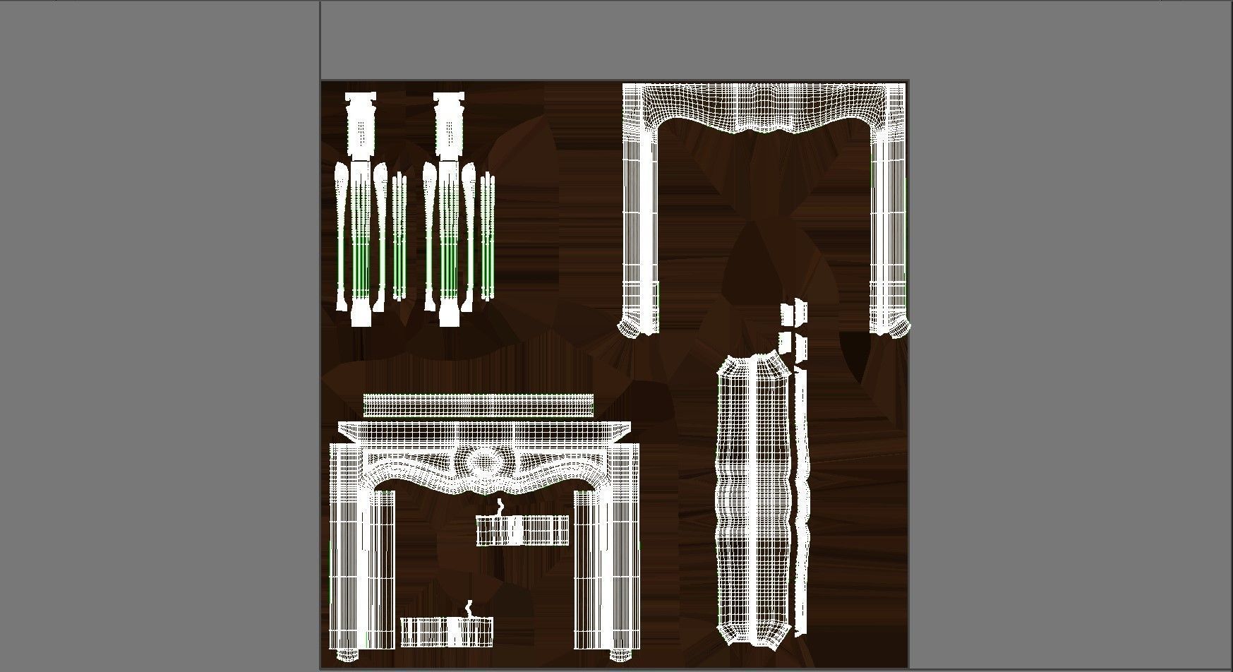 Classic fireplace 07 3D model_13