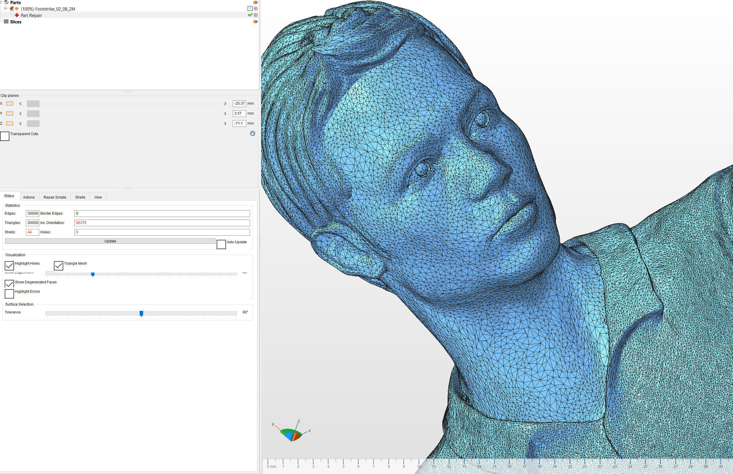 Footballer 02 Footstrike 08 Stl 3D print model_10