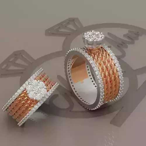 Ring  with flower