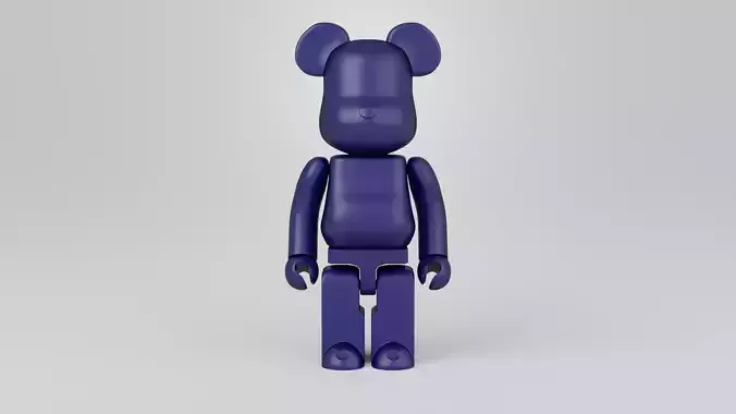 Bearbrick 3D Print Static 3D print model