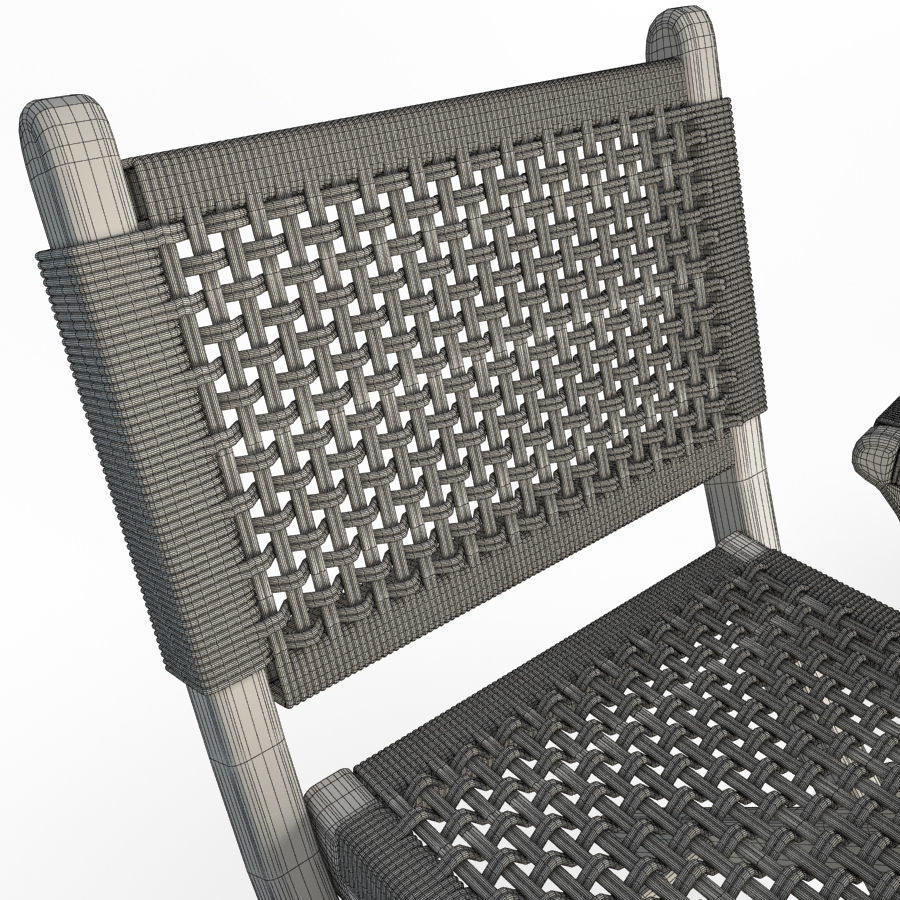 Restaurant Furniture Set 03 3D model_18