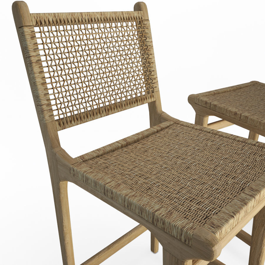 Restaurant Furniture Set 03 3D model_23