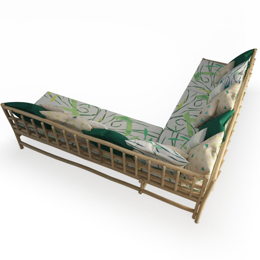 Restaurant Furniture Set 03 3D model_33