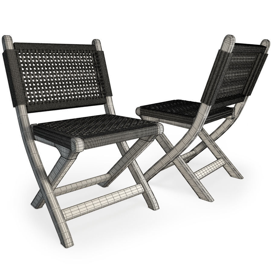 Restaurant Furniture Set 03 3D model_16