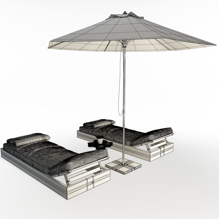 Restaurant Furniture Set 03 3D model_56