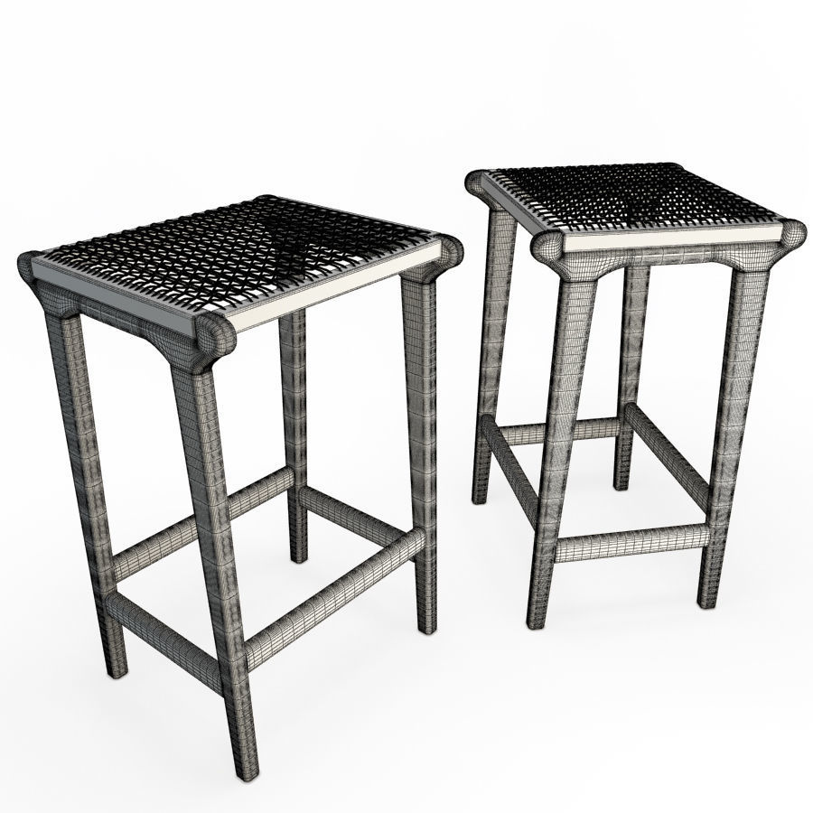 Restaurant Furniture Set 03 3D model_26