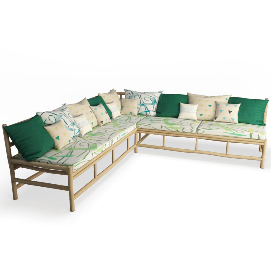 Restaurant Furniture Set 03 3D model_31